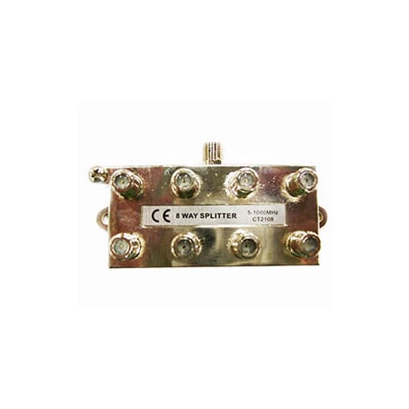 8-Way Coax Splitter-1GHz